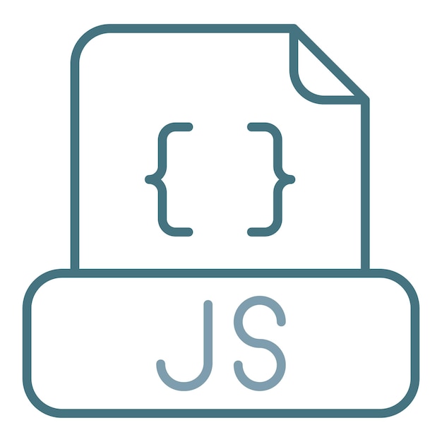 Illustrazione piatta del file Javascript