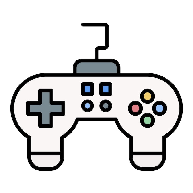 Illustrazione piatta del gamepad