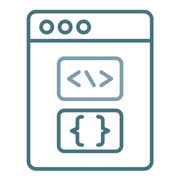 Illustrazione piatta del linguaggio di programmazione