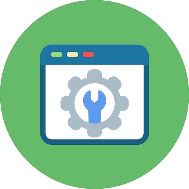 Illustrazione piatta della configurazione web