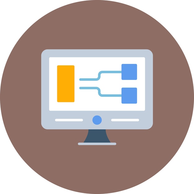 Illustrazione piatta di programmazione visiva