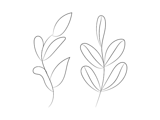 illustrazione semplice del contorno di un fiore piatto