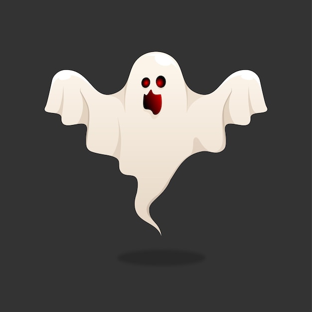 Illustrazione spaventosa del fantasma