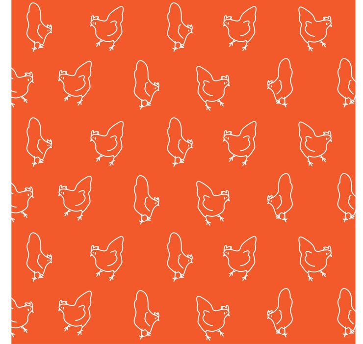 Illustrazione stampa di pollo
