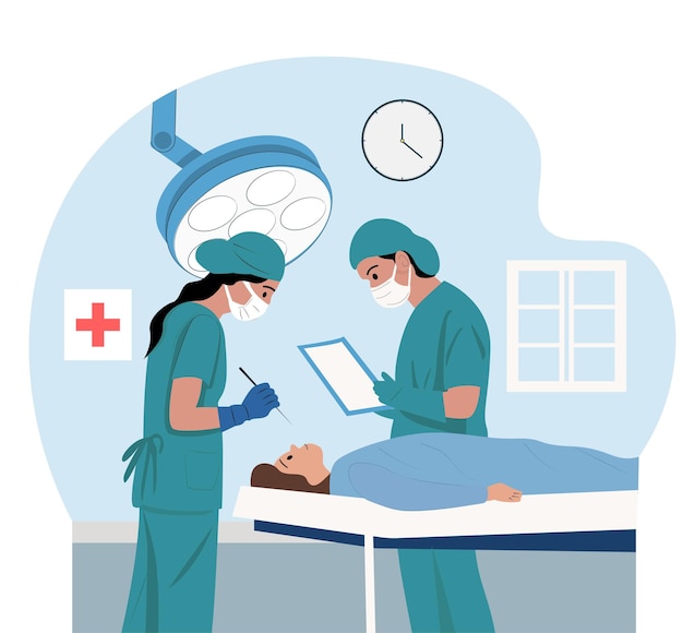 Illustrazione sulle cure mediche