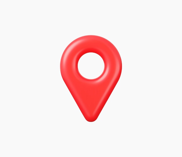 Illustrazione vettoriale 3d di mappe di localizzazione realistiche, pin GPS, puntatori e marcatori