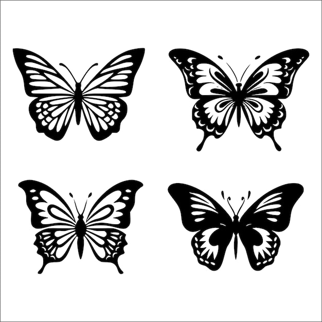 illustrazione vettoriale a farfalla