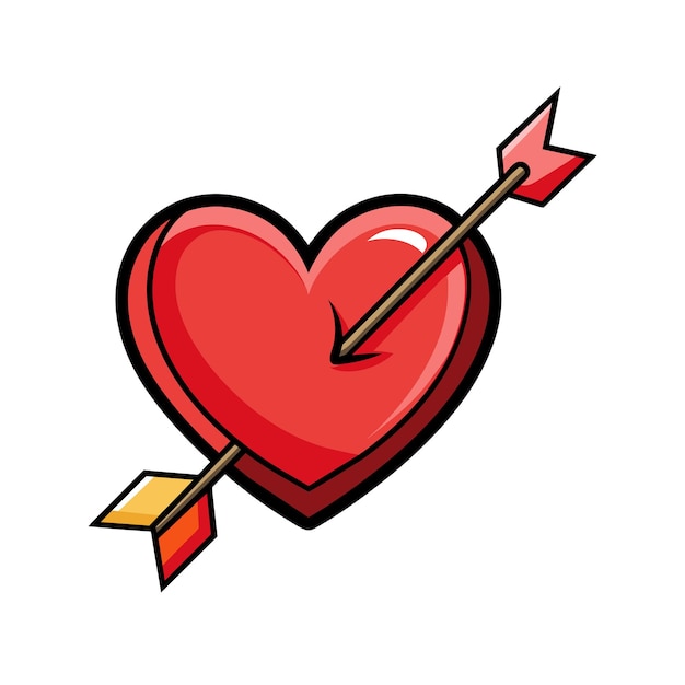Illustrazione vettoriale a forma di cuore