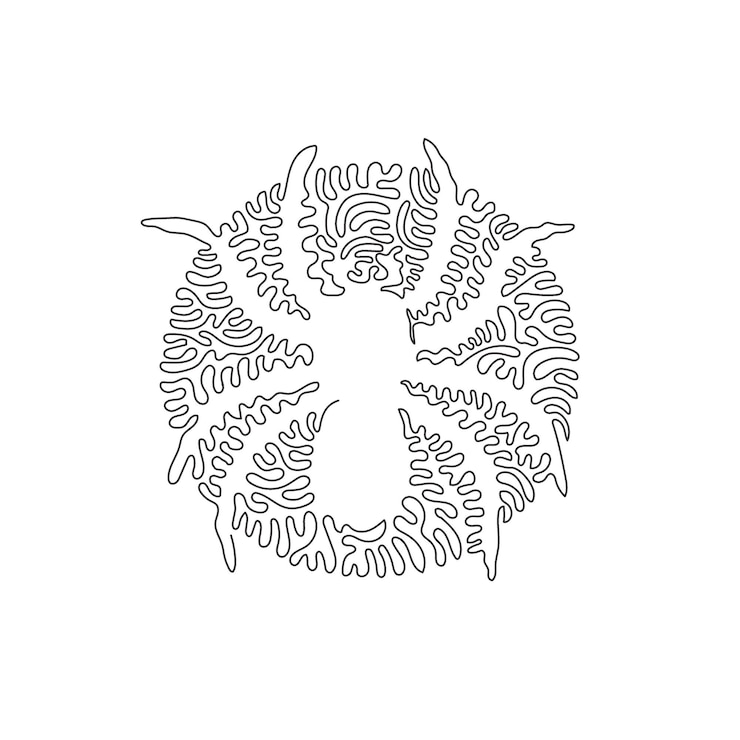 Vettore illustrazione vettoriale a tratto modificabile a linea singola di un ragno predatore per logo, decorazioni murali