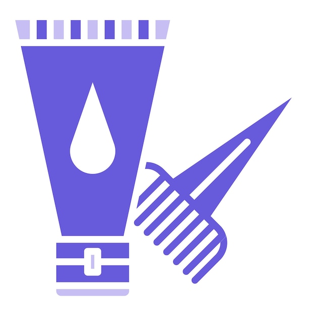 Illustrazione vettoriale dei colori dei capelli