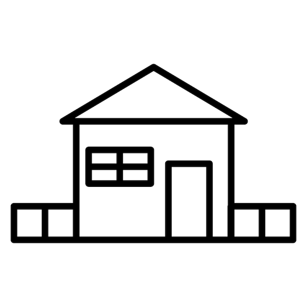 Illustrazione vettoriale del bungalow