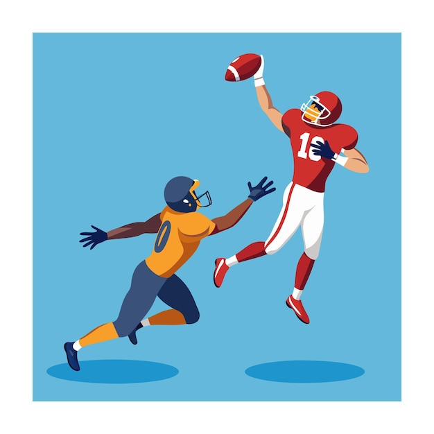 Illustrazione vettoriale del calcio americano