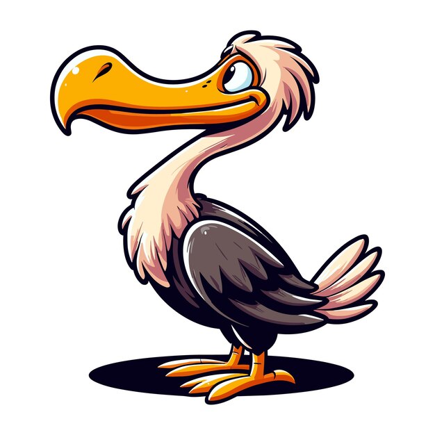 illustrazione vettoriale del cartone animato Dodo