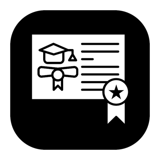 Illustrazione vettoriale del certificato