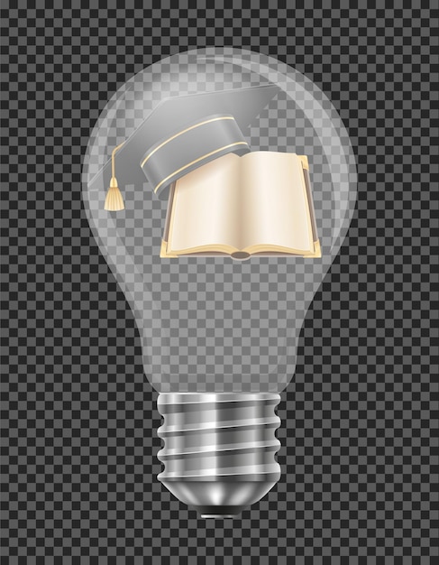Illustrazione vettoriale del concetto astratto della lampadina elettrica