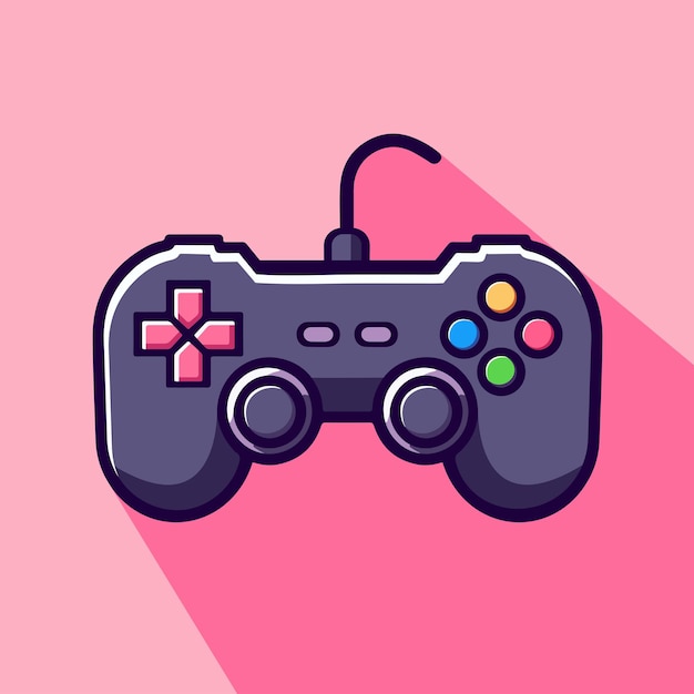 Illustrazione vettoriale del controller del gamepad vettoriale