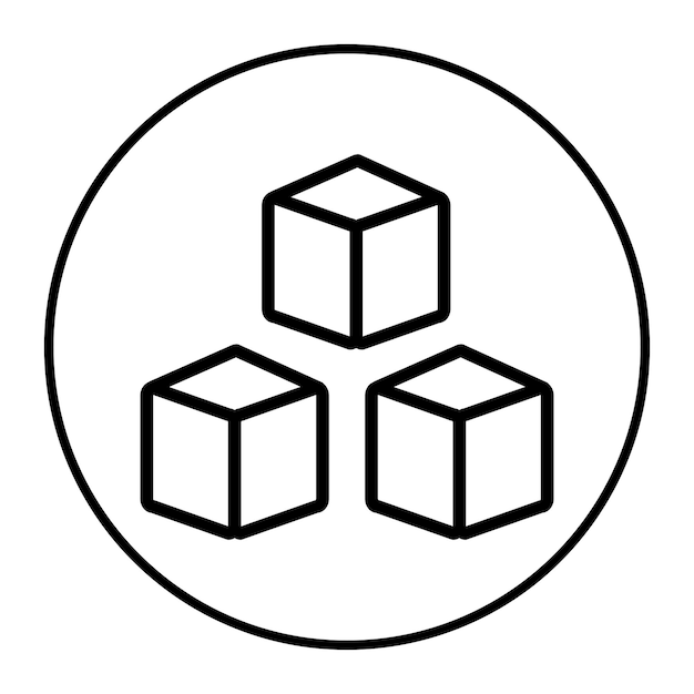 Illustrazione vettoriale del cubo