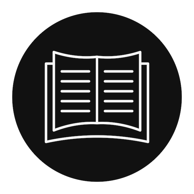 Illustrazione vettoriale del libro aperto