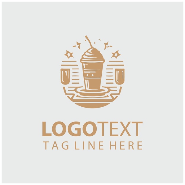 Illustrazione vettoriale del logo del caffè