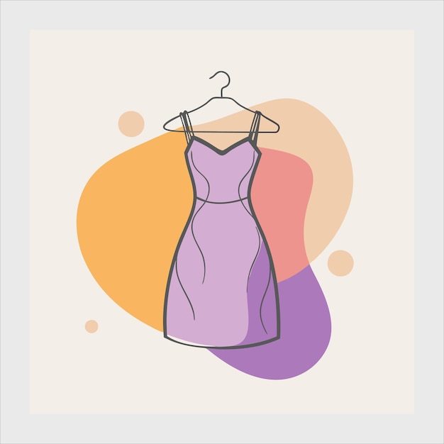 Illustrazione vettoriale del logo della moda femminile