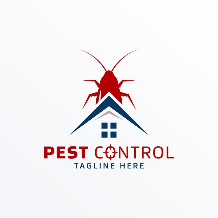 Illustrazione vettoriale del logo di controllo dei parassiti
