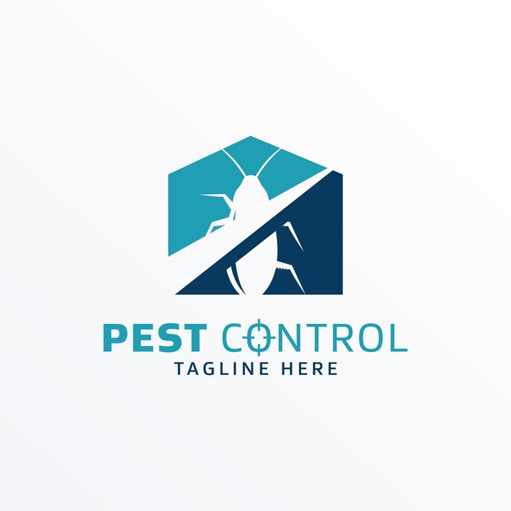 Illustrazione vettoriale del logo di controllo dei parassiti