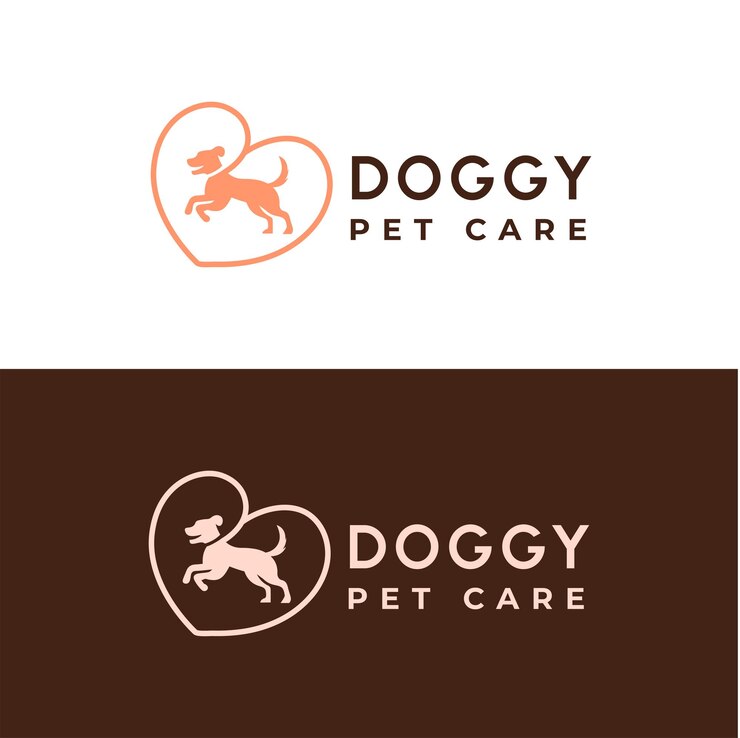 illustrazione vettoriale del logo di Creative Pet Care Dog