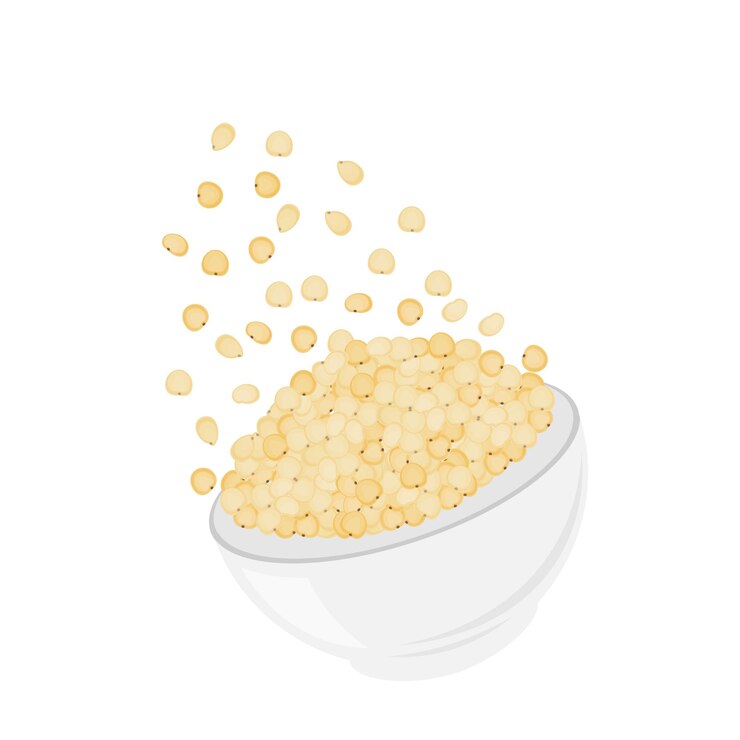 Vettore illustrazione vettoriale del logo levitazione jowar organico o sorgo