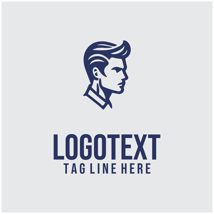 Illustrazione vettoriale del logo Linear Man Saloon
