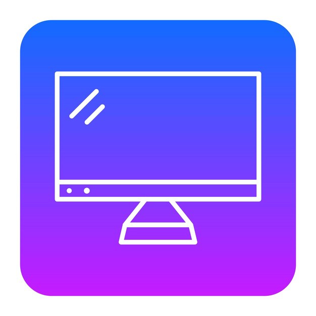 Illustrazione vettoriale del monitor