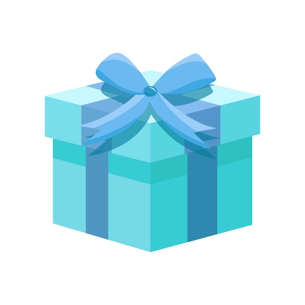 Illustrazione vettoriale del regalo regalo di compleanno di Natale regalo di San Valentino elementi della scatola regalo