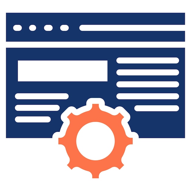 Illustrazione vettoriale del sito web