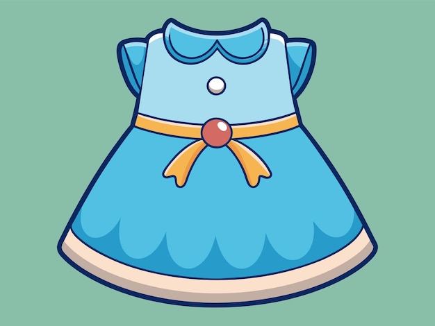 Illustrazione vettoriale del vestito per bambini
