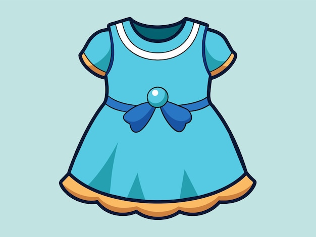 Illustrazione vettoriale del vestito per bambini
