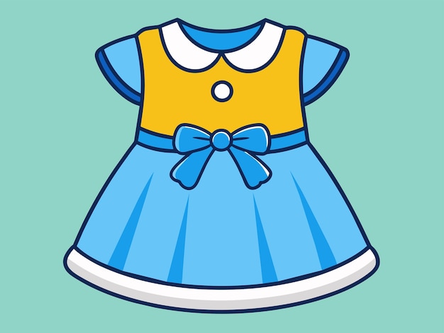 Illustrazione vettoriale del vestito per bambini