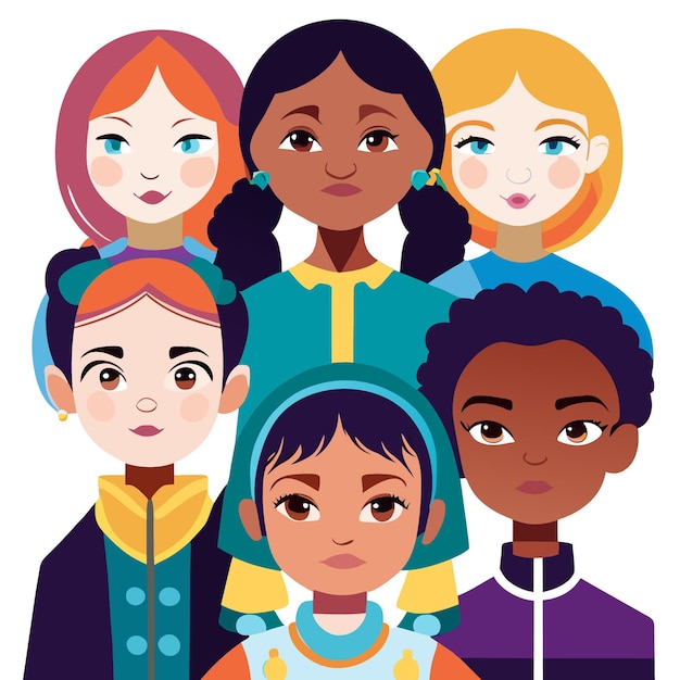 Illustrazione vettoriale dell'apprendimento multiculturale
