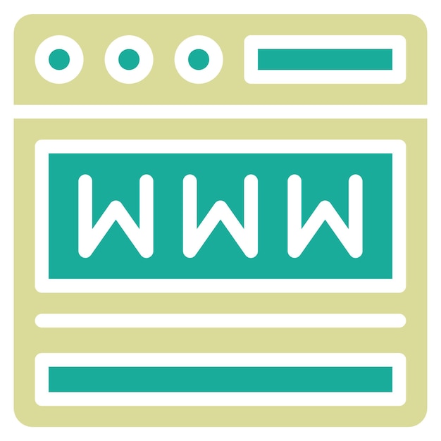 Illustrazione vettoriale dell'icona del sito web di Coding and Development
