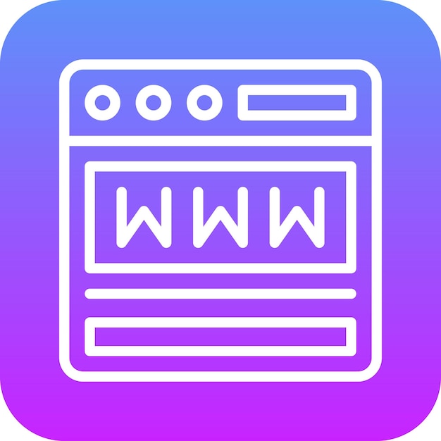Illustrazione vettoriale dell'icona del sito web di Coding and Development
