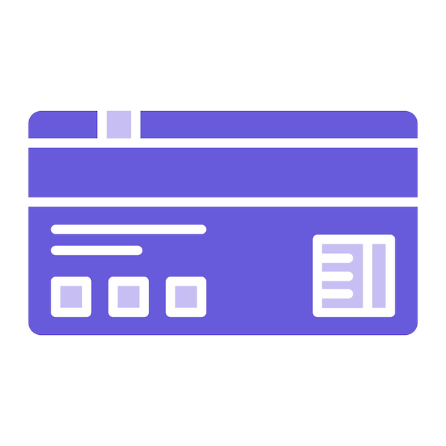 Illustrazione vettoriale della carta di credito