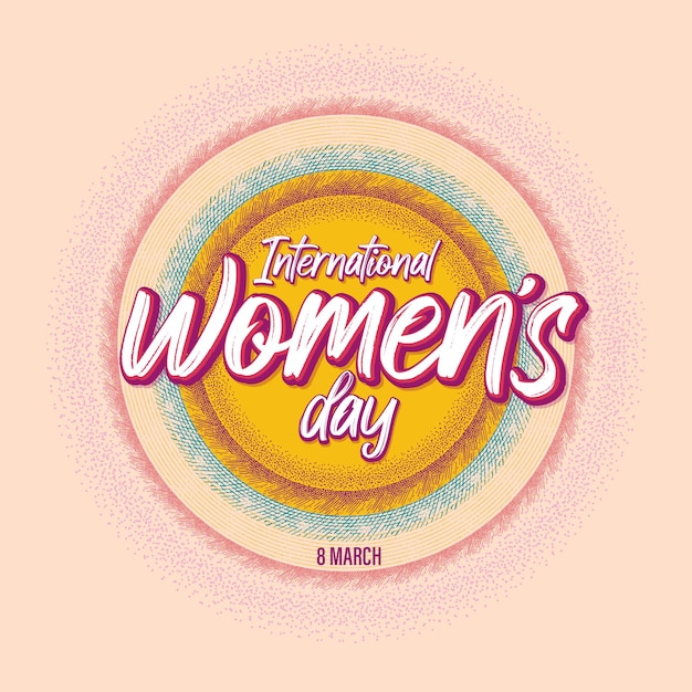 Illustrazione vettoriale della giornata internazionale della donna