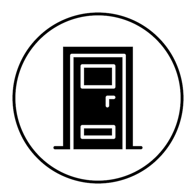Illustrazione vettoriale della porta