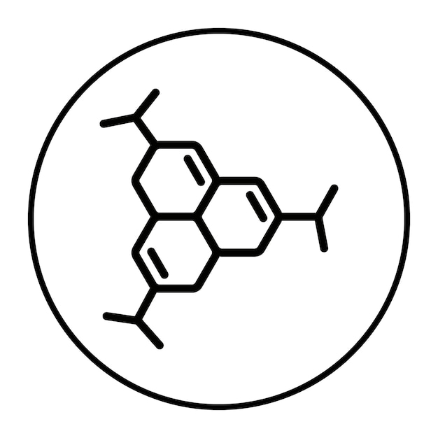 Illustrazione vettoriale delle molecole