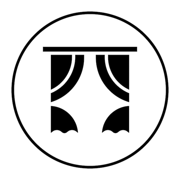 Illustrazione vettoriale delle tende