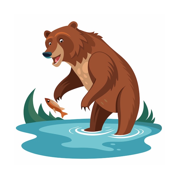 Illustrazione vettoriale di animali forestali