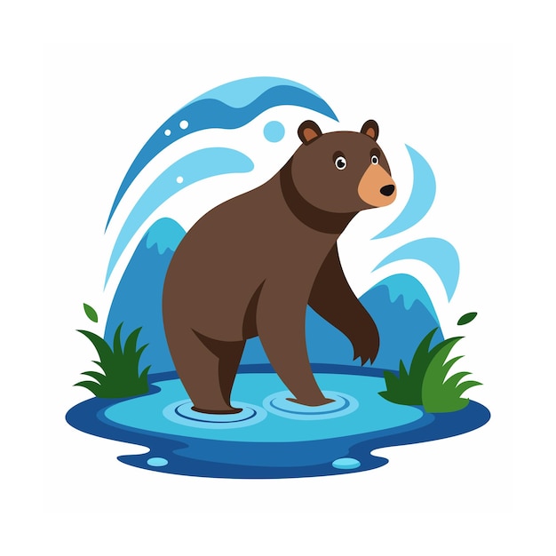 Illustrazione vettoriale di animali forestali