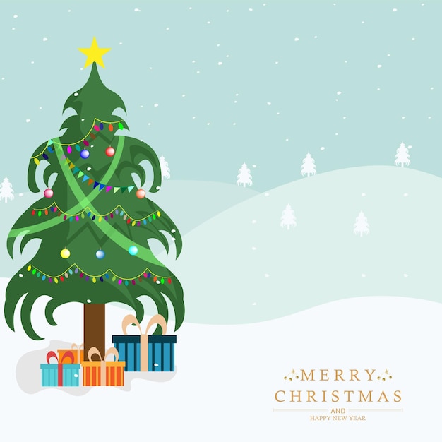 Illustrazione vettoriale di Buon Natale