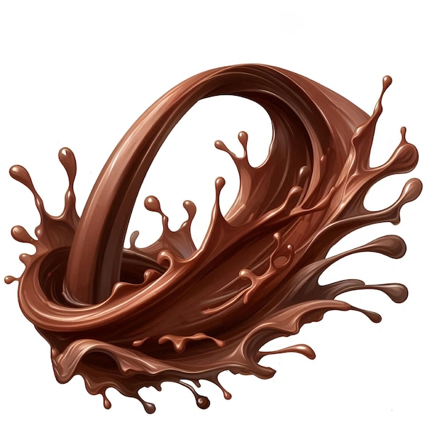 Illustrazione vettoriale di cioccolato fuso Giornata mondiale della cioccolata