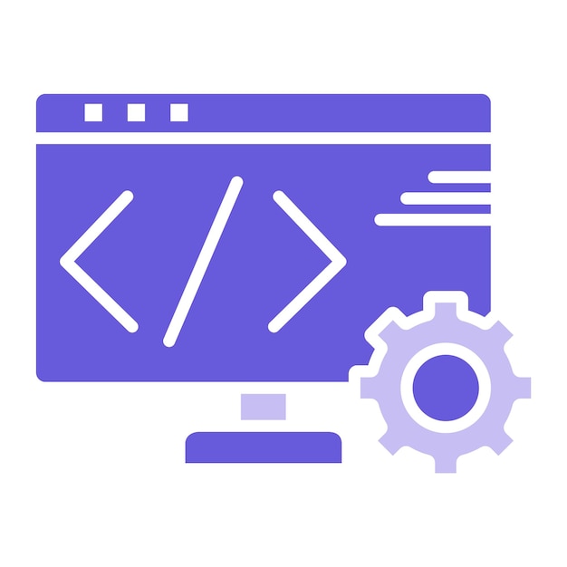 Illustrazione vettoriale di codifica web