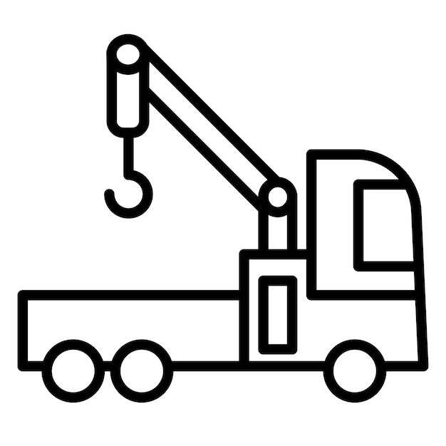 Illustrazione vettoriale di Crane Turck