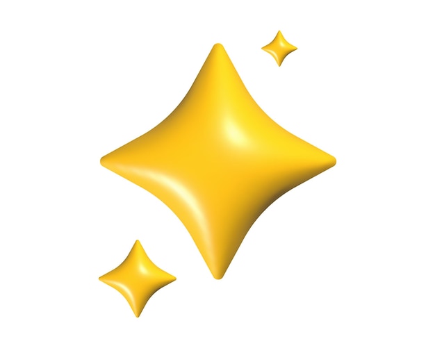 Illustrazione vettoriale di d stelle scintillanti